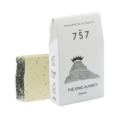 757 Natural Cosmetics The King Alminty 60g - Přírodní ručně vyráběné mýdlo