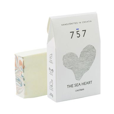 757 Natural Cosmetics The Sea Heart 60g - Přírodní ručně vyráběné mýdlo