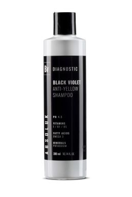 Absoluk Diagnostic Anti-Yellow Black Violet Shampoo 300ml - Šampon proti žlutým tónům