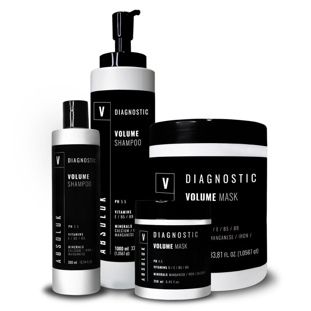 Absoluk Diagnostic Volume, šampon a maska pro objem jemných vlasů