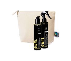 Absoluk Gift Set Curl Styling - Stylingový set na vlny balzám + sprej + taštička