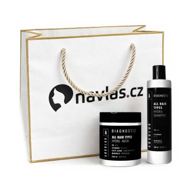 Absoluk Gift Set Hydra - Hydratační set šampon + maska + dárková taška