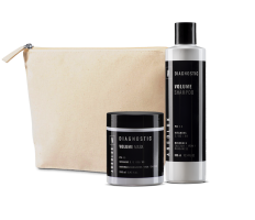Absoluk Gift Set Volume - Objemový set na vlasy šampon + maska + taštička