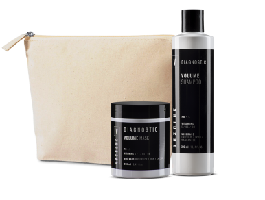 Absoluk Gift Set Volume - Objemový set na vlasy šampon + maska + taštička