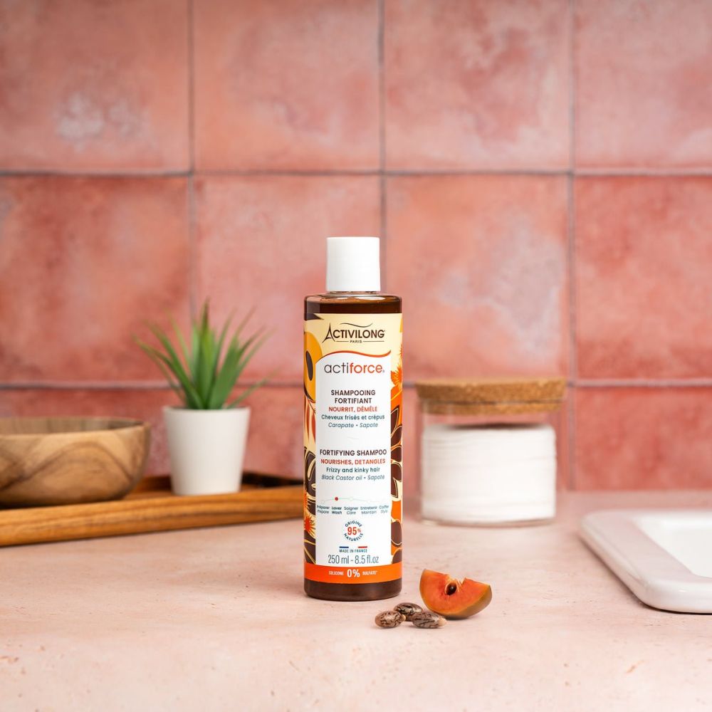 Activilong Actiforce Fortifying Shampoo, jemný posilující šampon bez sulfátů pro pevně kudrnaté vlasy