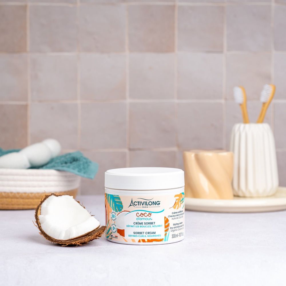 Activilong Coco d'Amour Sorbet Cream, vyživující krém na suché a porézní vlasy