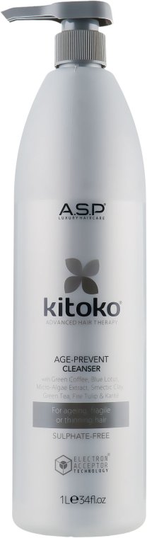 Affinage Kitoko Age Prevent Cleanser 1000ml - Obnovující šampon