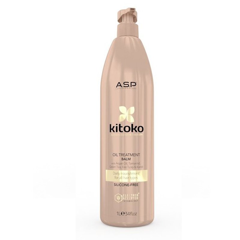 Affinage Kitoko Oil Treatment Balm 1000ml - Balzám pro všechny typy vlasů