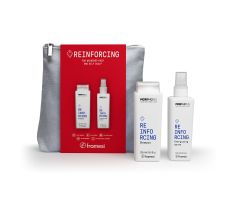 Balíček Framesi Morphosis Reinforcing - Šampon 250ml + Reinforcing Spray 150ml + Taška