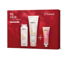 Balíček Framesi Morphosis Repair - Šampon 250ml + Kondicionér 250ml + krém na ruce