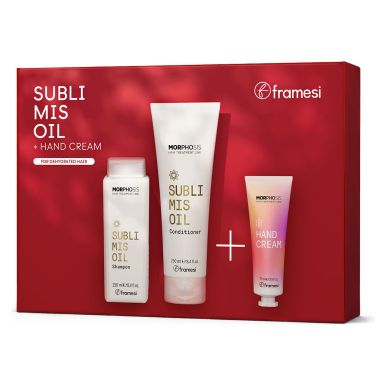 Framesi Vánoční set pro suché vlasy - šampon 250ml + kondicionér 250ml a dárek