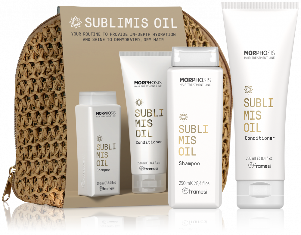 Balíček Framesi Morphosis Sublimis Oil - Šampon 250ml + Kondicionér 250ml + Taška