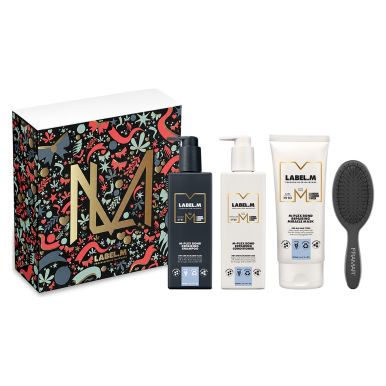 Balíček Label.M M-Plex Bond - Šampon 300ml + Kondicionér 300ml + Maska 200ml + kartáč