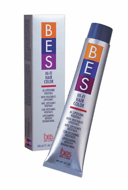 BES HiFi Hair Color 100ml - Barva na vlasy BES Hi-Fi - Barva na vlasy: 4.84 - kaštanová béžovo měděná