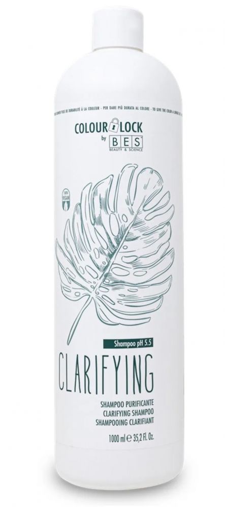 BES Colour Lock Clarifying Shampoo New 1000ml -  Čistící šampon