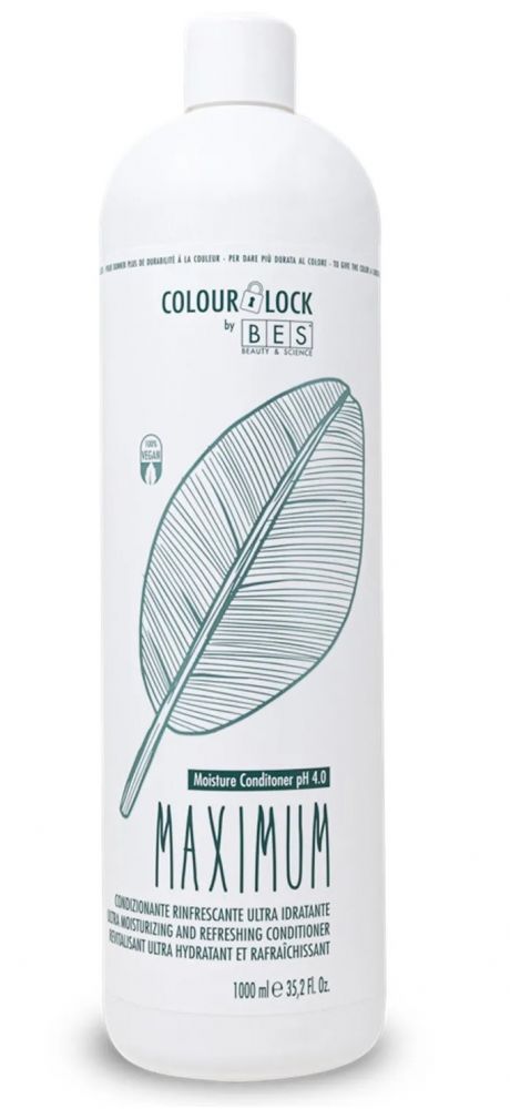 BES Colour Lock Maximum Moisture New 1000ml - Hydratační kondicionér