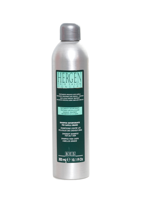 BES Hergen Antiforfora Per Capelli Grassi 300ml - Šampon proti lupům na mastné vlasy
