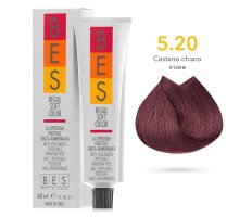 BES Přeliv Regal Soft 5.20 Light Violet Brown 60ml - Světle fialová hnědá exp 03/21