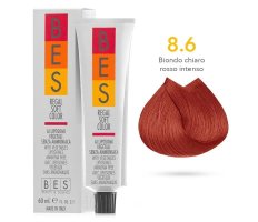 BES Přeliv Regal Soft 8.6 Deep Red Light Blond 60ml - Inten.červená světlá blond exp 03/21