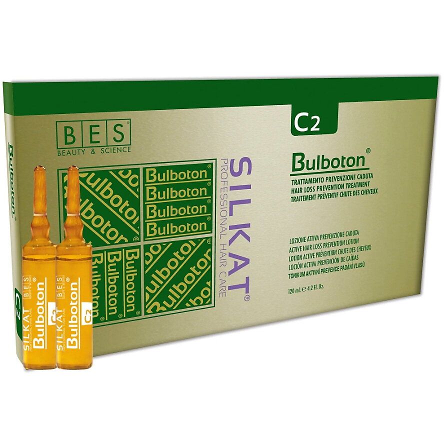BES Silkat Bulboton C2 12x10ml - Ampule proti padání vlasů