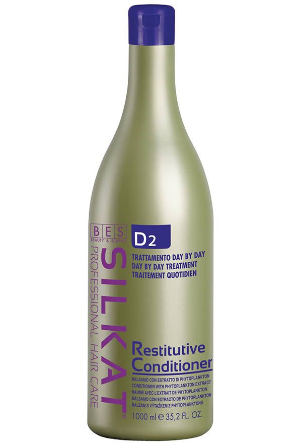 BES Silkat Restitutive Conditioner D2 1000ml - Výživný kond. s fytoplanktonem a proteiny