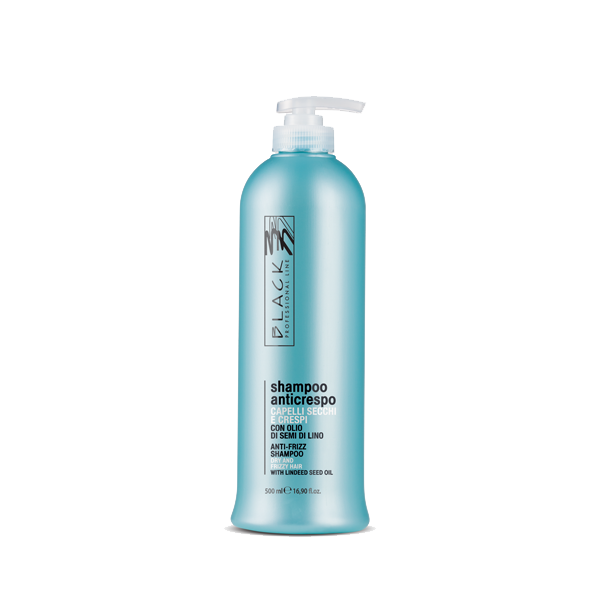 Black Anticrespo Shampoo 500ml - Šampon pro kudrnaté,nepoddajné vlasy