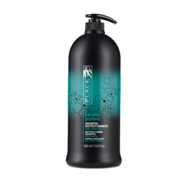 Black Keratin Protein Shampoo 1000ml - Keratinový šampon pro oslabené vlasy