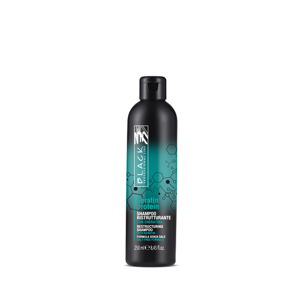 Black Keratin Protein Shampoo 250ml - Keratinový šampon pro oslabené vlasy