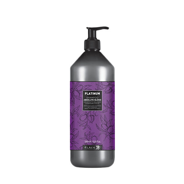 Black Platinum Absolute Blond Shampoo 1000ml - Šampon s extraktem s organických mandlí