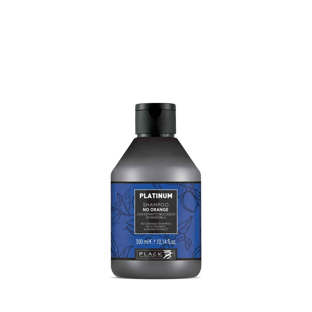 Black Platinum No Orange Shampoo 300ml -  Šampon proti oranžovým tónům