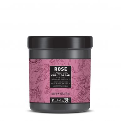 Black Rose Curly Dream Mask 1000ml -  Maska na vlnité a kudrnaté vlasy