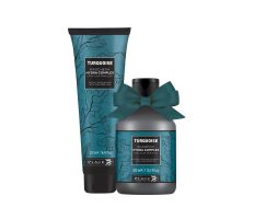 Black Turquoise Shampoo 300ml + Maschera 250ml - Balíček pro jemné a oslabené vlasy