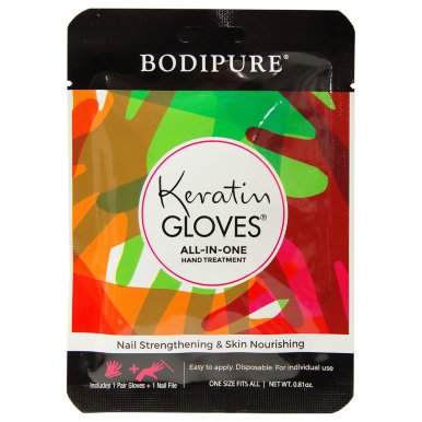 Bodipure keratinové rukavice - Sada s pilníkem