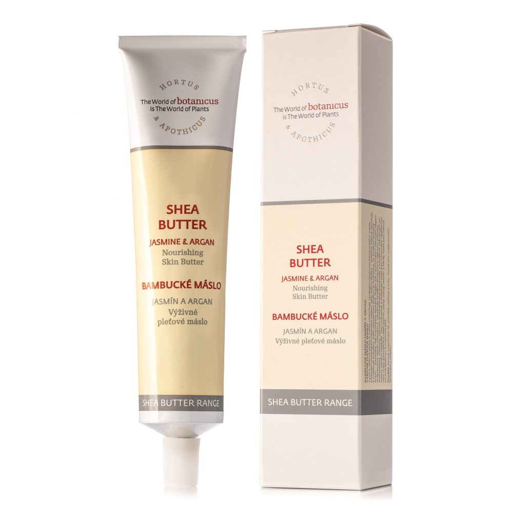 Botanicus Výživné pleťové bambucké máslo/ jasmín a argan 100ml