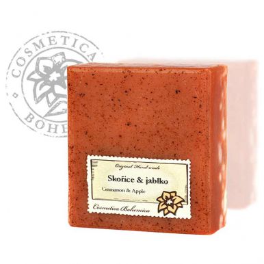Cosmetica Bohemica - Mýdlo glycerinové Skořice a jablko 105g