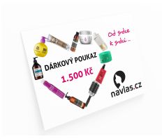 Dárkový poukaz NaVlas.cz v hodnotě 1.500,- Kč