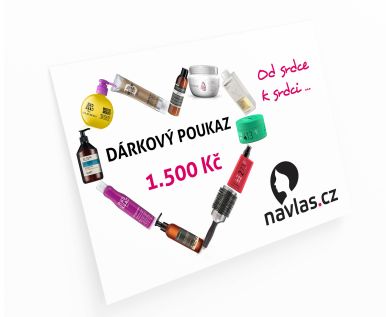Dárkový poukaz NaVlas.cz v hodnotě 1.500,- Kč