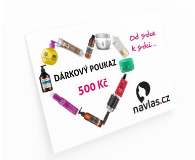 Dárkový poukaz NaVlas.cz v hodnotě 500,- Kč