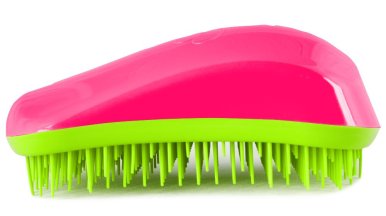 Dessata Original Fuchsia - Lime - Profesionální kartáč na vlasy