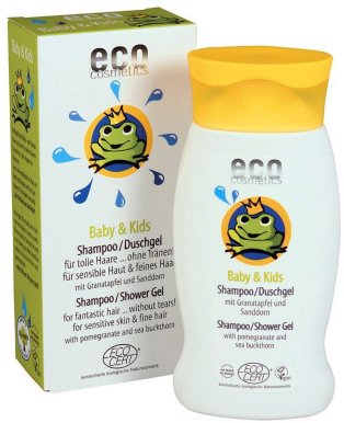Eco Cosmetics Baby & Kids Shampoo 200ml - Dětský šampon a sprchový gel v jednom BIO