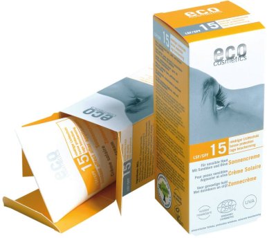 Eco Cosmetics Sun Cream SPF 15 75ml - Opalovací krém SPF 15 BIO