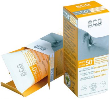 Eco Cosmetics Sun Cream SPF 50+ 75ml - Opalovací krém SPF 50+ BIO