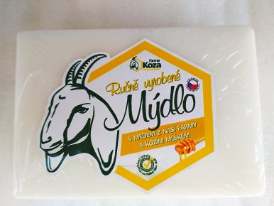 Farma Koza - Mýdlo s medem a kozím mlékem 120g