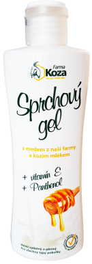 Farma Koza - Sprchový gel s medem a kozím mlékem 200ml