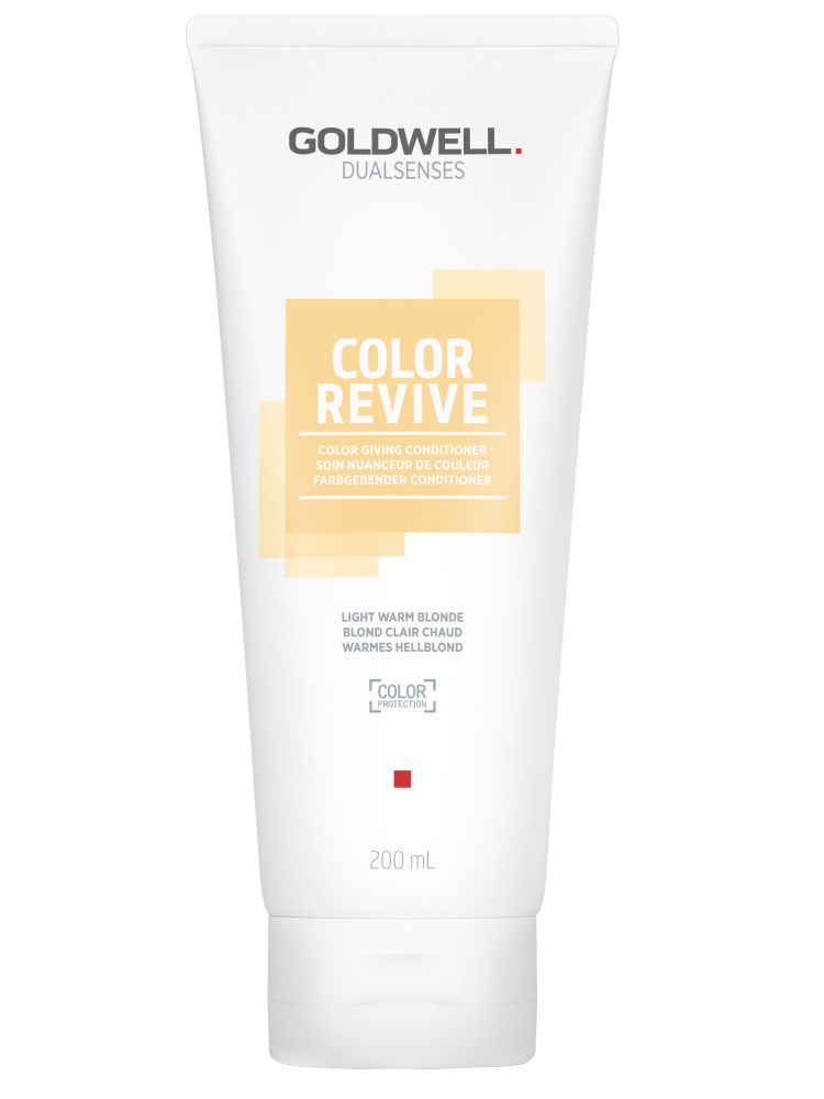 Goldwell Dualsenses Colore Revive Conditioner 200ml - Barevný kondicionér Goldwell Dualsenses Colore Revive Conditioner: Light Warm Blond