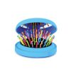 Brush rainbow pocket: modrý
