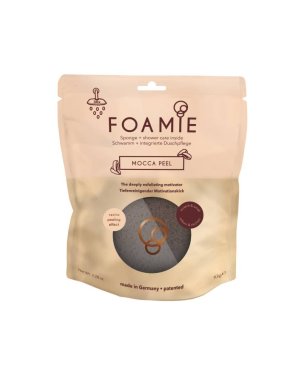 Foamie Mocca Peel - Houba do sprchy s mýdlem
