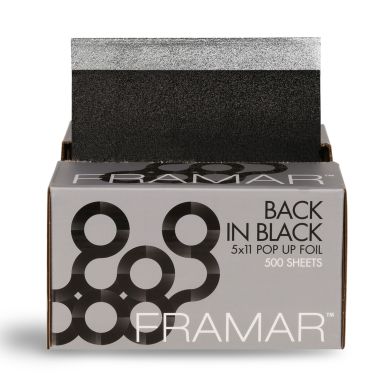 Framar Texturovaná fólie černá - Back in Black, 13x28cm 500ks