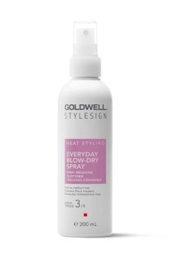 Goldwell StyleSign Heat Styling Everyday Blow-Dry Spray 200ml - Sprej s tepelnou ochranou