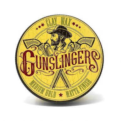 Gunslingers Clay Wax 75ml - Hlína na vlasy s matným efektem